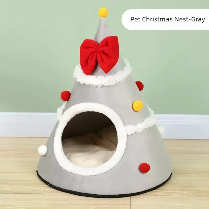 CozyNest Holiday Pet Lounger