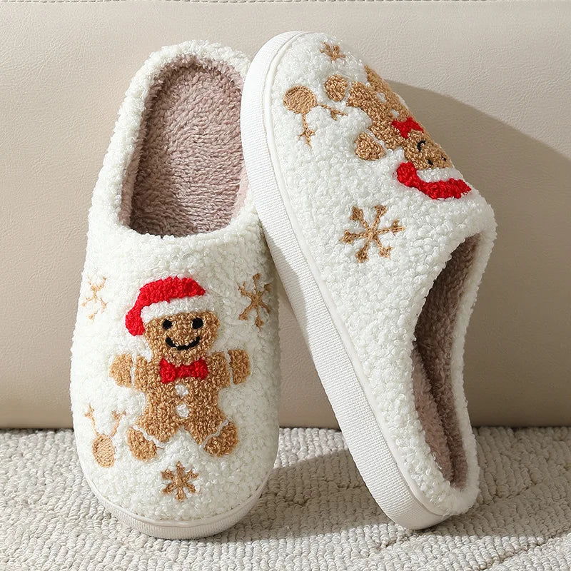 Cozy Gingerbread Slippers