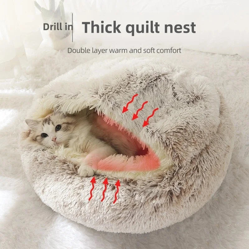 CozyNest Plush Pet Pod