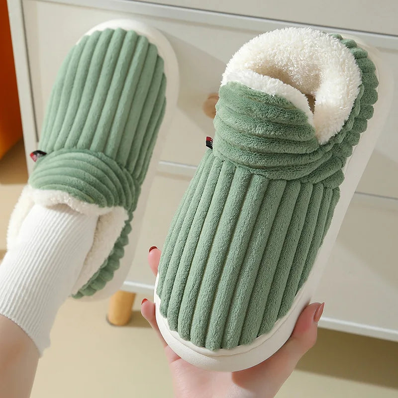 Cozy Men's Plush House Slippers