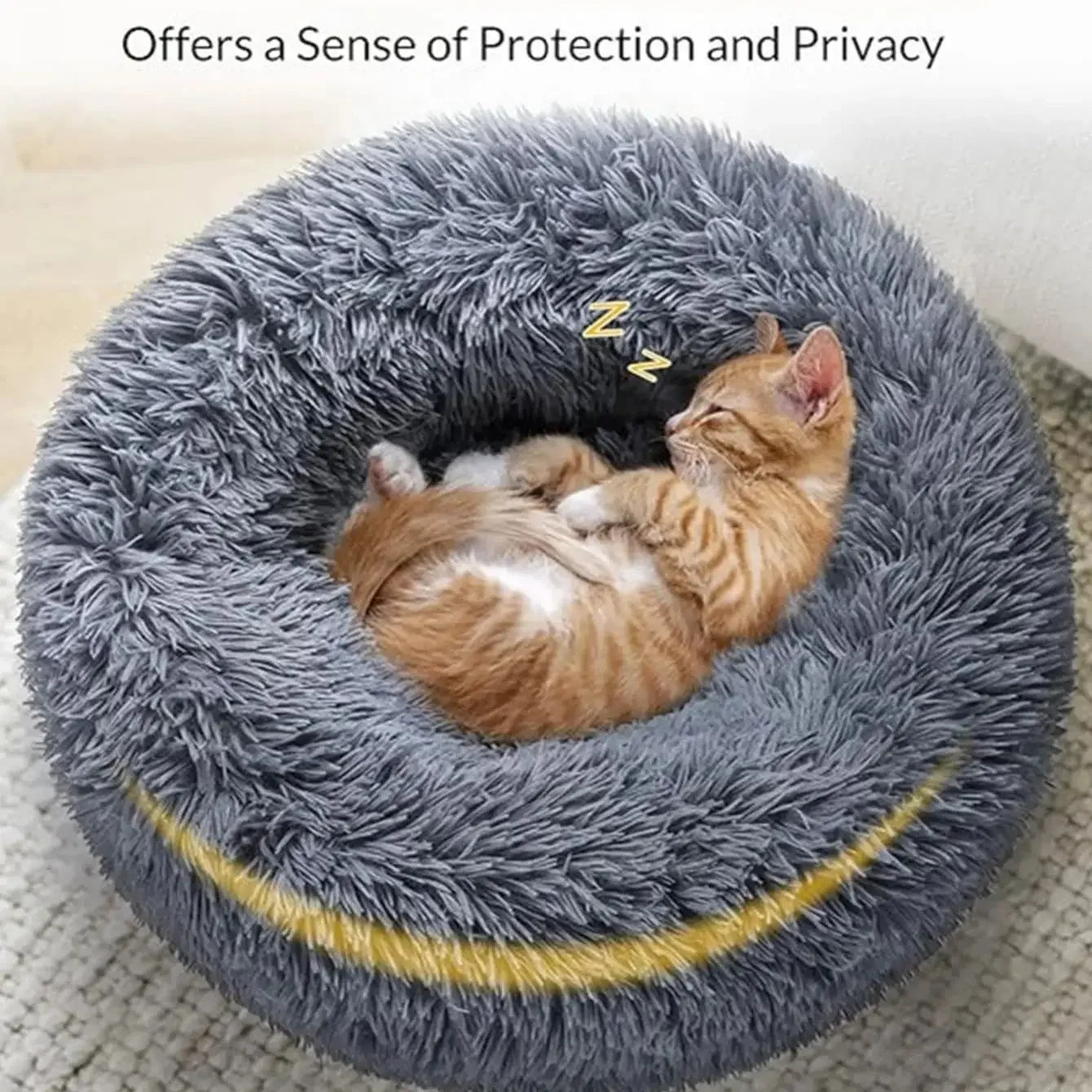 CozyRound Plush Pet Bed All-Size