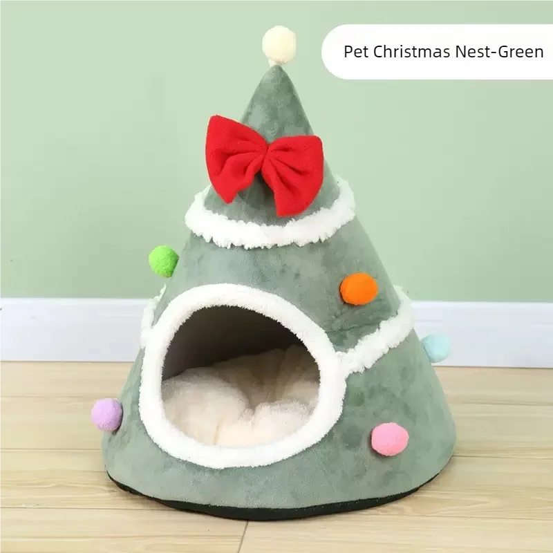 CozyNest Holiday Pet Lounger