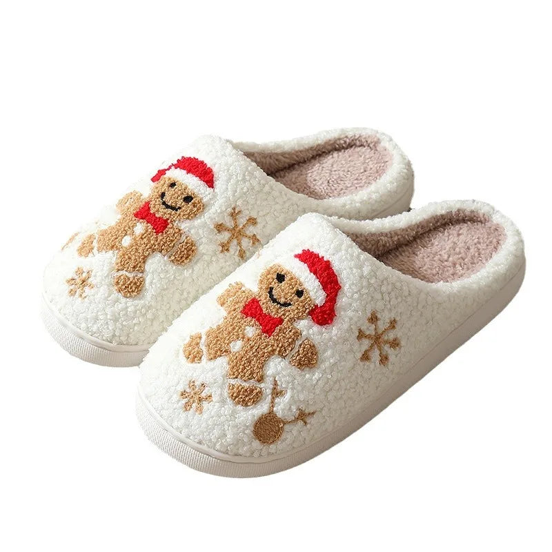 Cozy Gingerbread Slippers