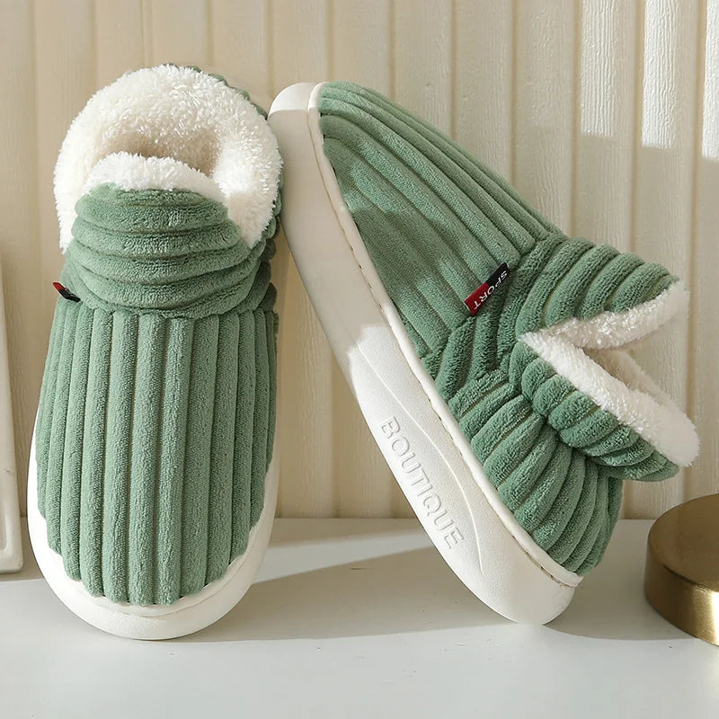 Cozy Men's Plush House Slippers