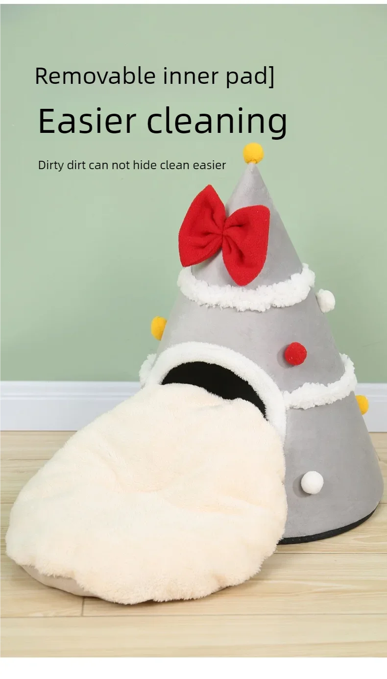 CozyNest Holiday Pet Lounger